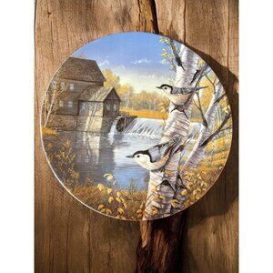Knowles "Nuthatches in Fall" Collectors Plate Plate only 8.5" by Sam Timm